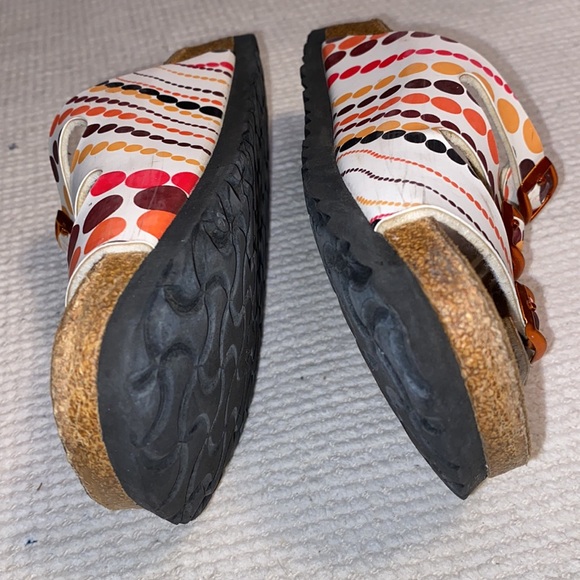 Papillio Birkenstock Florida Slide Sandals White Dot Women’s 7 - Picture 7 of 8